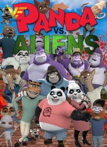 دانلود انیمیشن پاندا علیه بیگانگان Panda vs Aliens 2021