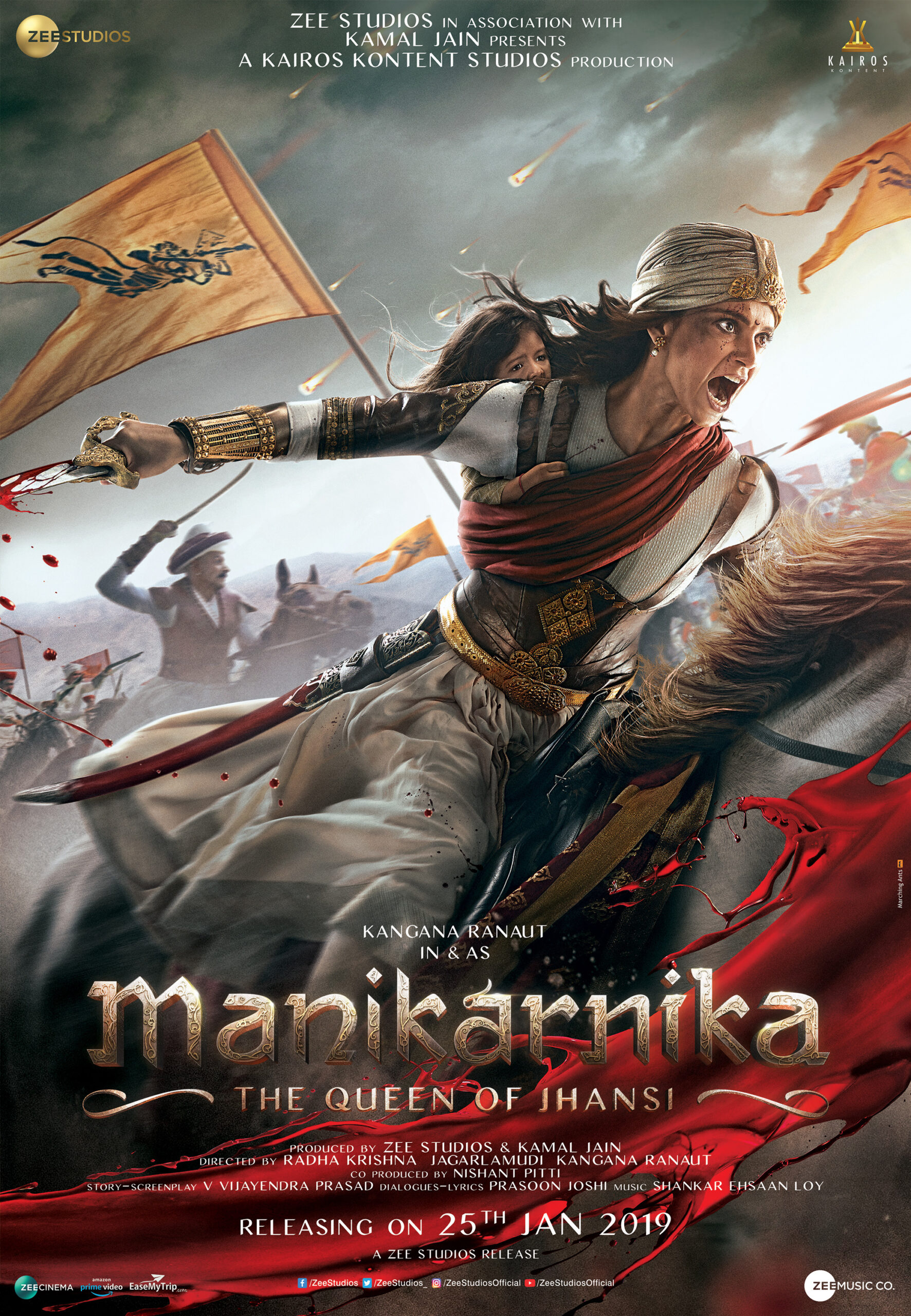 دانلود فیلم مانیکارنیکا ملکه جانسی Manikarnika The Queen Of Jhansi