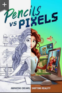 دانلود انیمیشن مداد در مقابل پیکسل 2023 Pencils vs Pixels